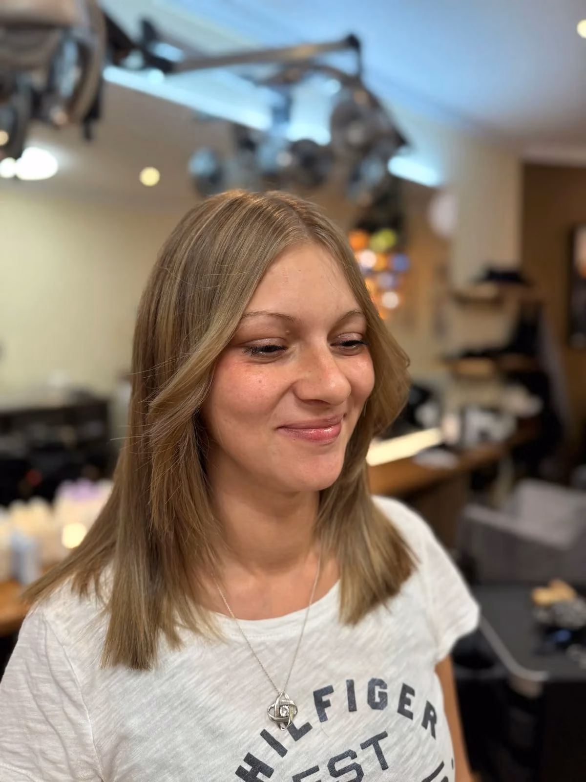 Blonder Langbob glatt frontal